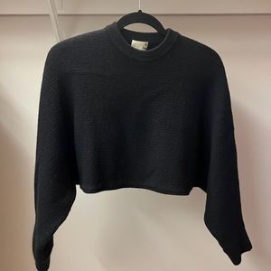 aritzia wool crop sweater